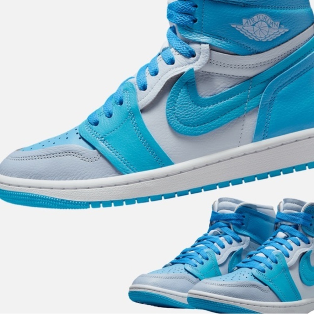 Jordan Athletic Shoes in Blue and White